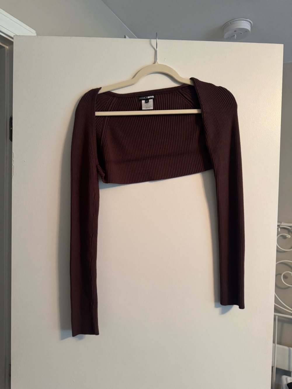 Fashion Nova Brown Bolero Shrug
